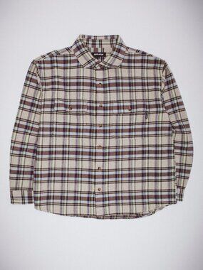 Fucking Awesome Rusty Plaid Flannel Overshirt NWT Large Skate Streetwear